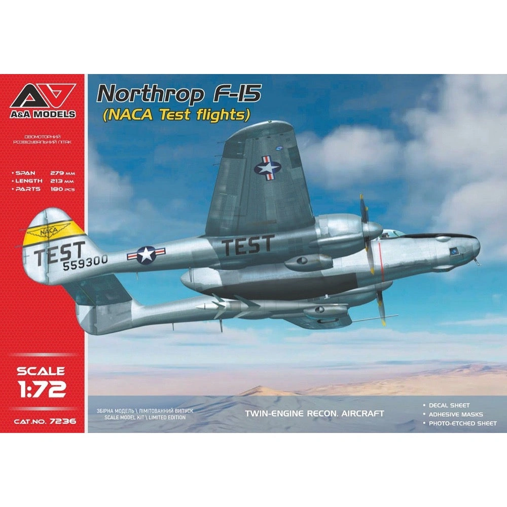 A&A Models 1/72 F-15A Eagle: NACA Test Flight - Iconic Fighter!